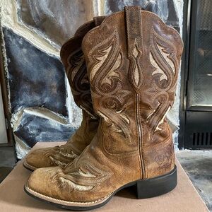 Brown Western Cowboy Boots